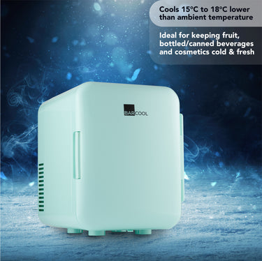Barcool Cosmo 4L Mini Fridge - Mint | Refurbished